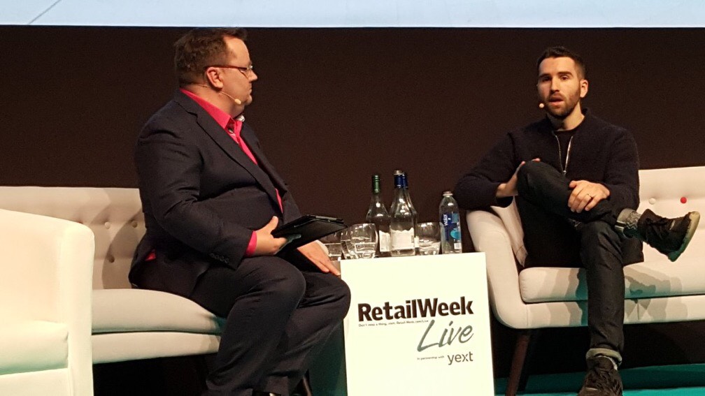 Declan Curry has a really interesting session with the founder of Thread, Kieran O'Neill, on how to use algorithms and big data to reach that most elusive of shoppers - men who hate buying clothes, at RetailWeek Live 2017.